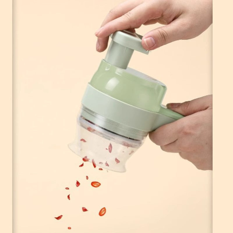 Electric Handheld Food Chopper Vegetable Cutter