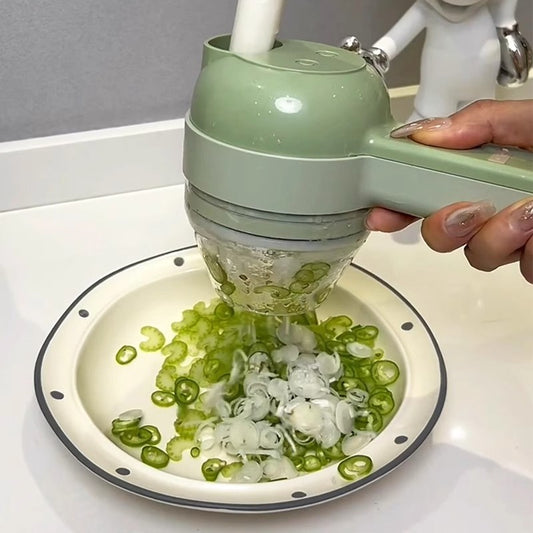 Electric Handheld Food Chopper Vegetable Cutter