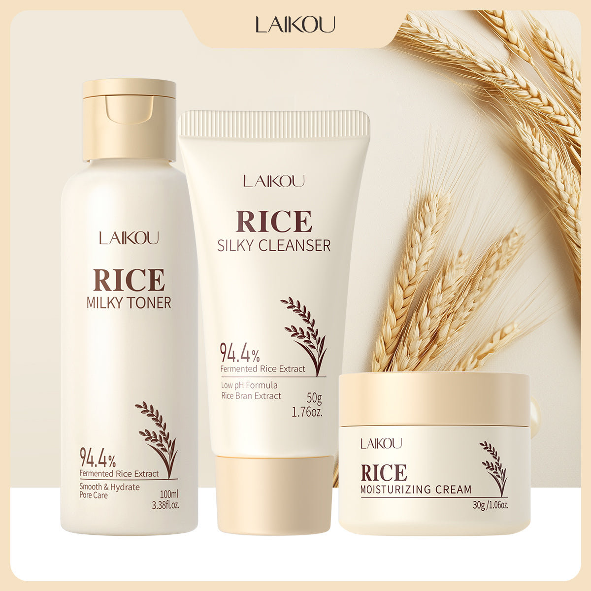 Rice Extract Facial Kit For Bright & Glowing Skin